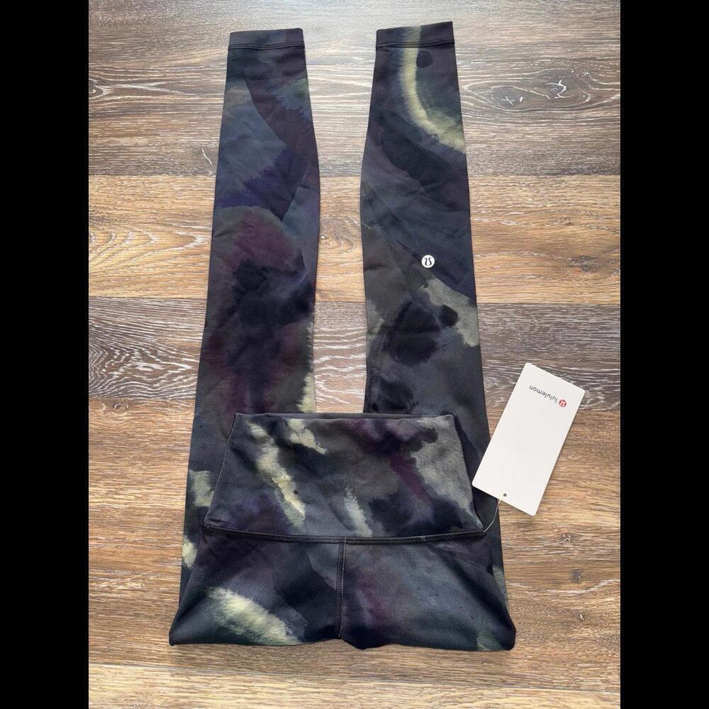Lululemon Wunder Train High Rise 28” Ink Islands Burnside Multi Size 0 NWT